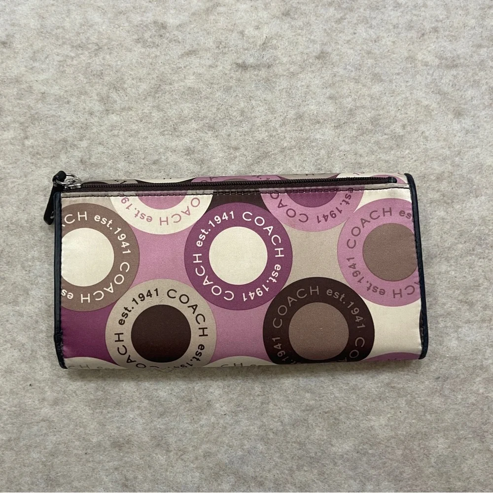 Coach Project Flawed Long Wallet Bundle 2 Y2K Long Snap Wallets with Peeling